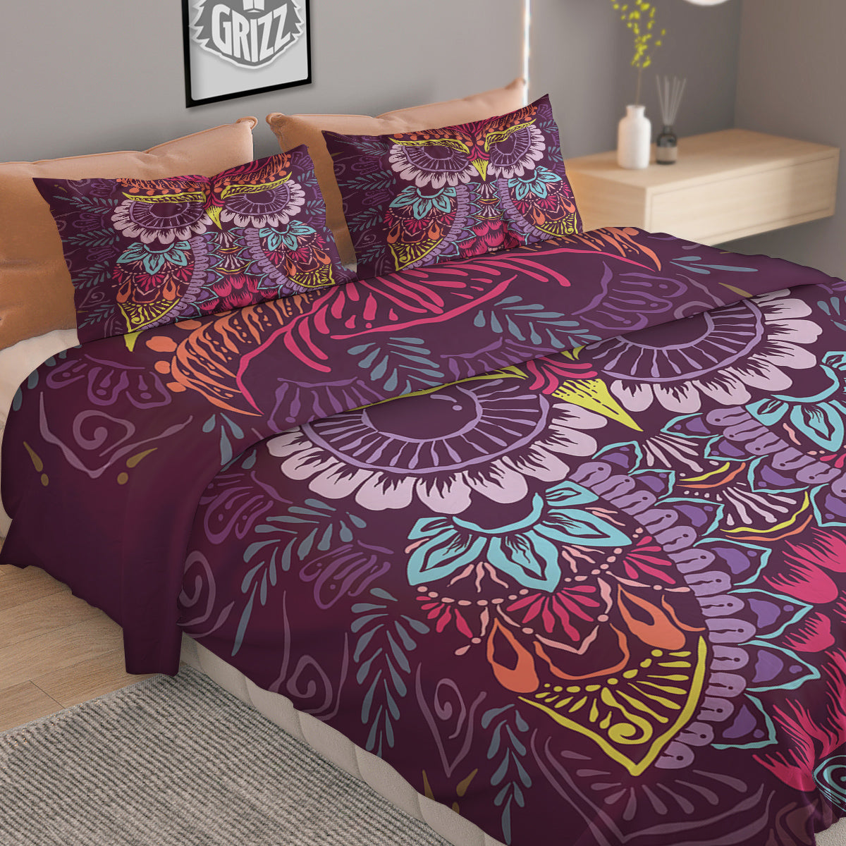 Moving Optical Illusion Dizzy Vortex Duvet Cover Bedding Set