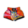 Owl Watercolor Paint Muay Thai Boxing Shorts-grizzshop