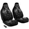 Owl White And Black Print Car Seat Covers-grizzshop