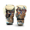 Owl With Glasses Boxing Gloves-grizzshop