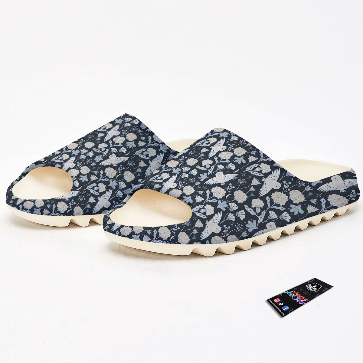 Owl Bohemian Print Pattern Sandals-grizzshop