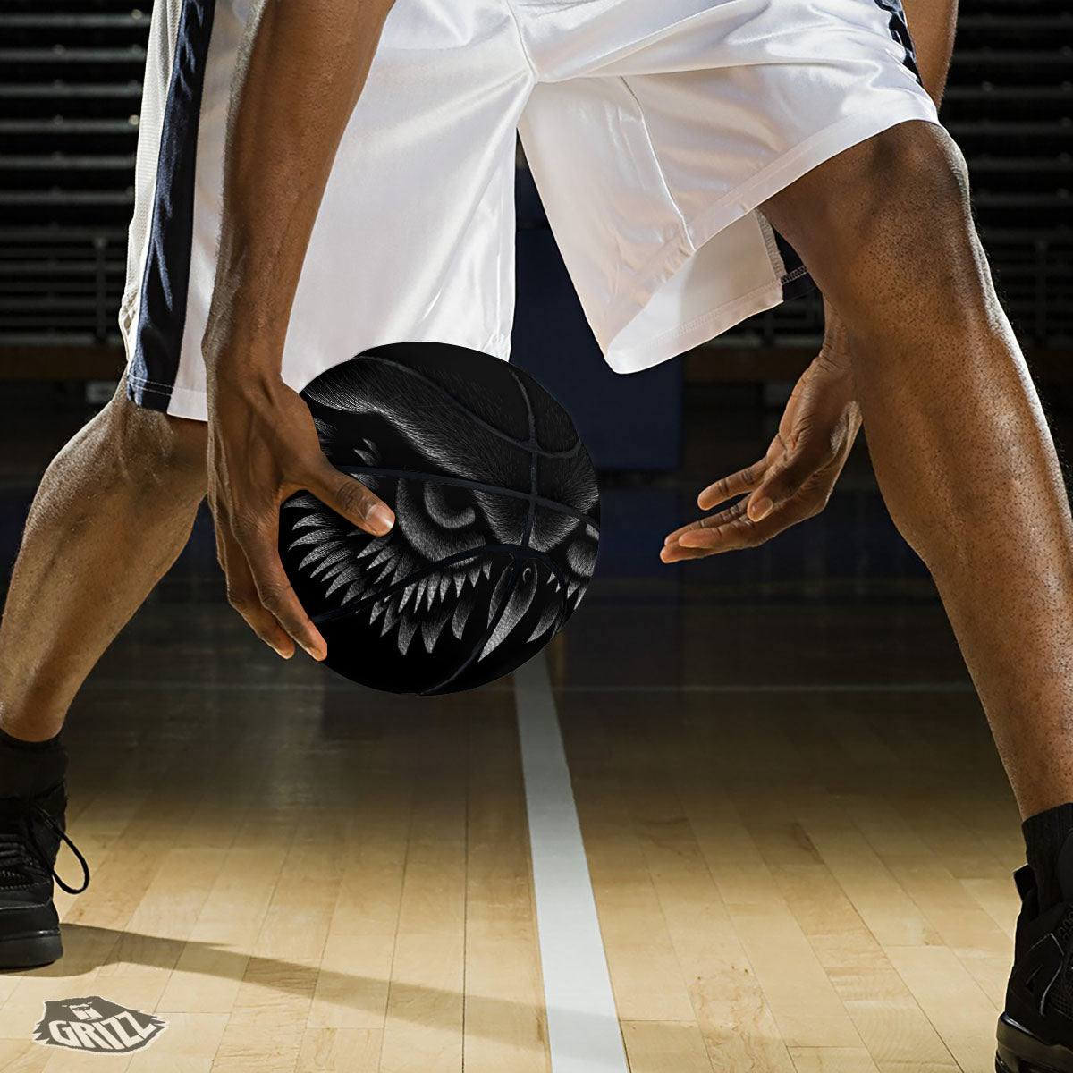 Owl Eyes Print Basketball