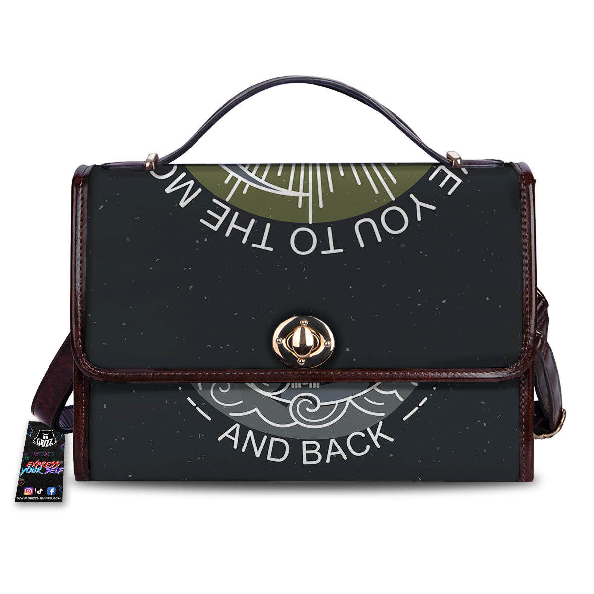 Owl Spiritual With Moon And Sun Print Women's Satchel Bag