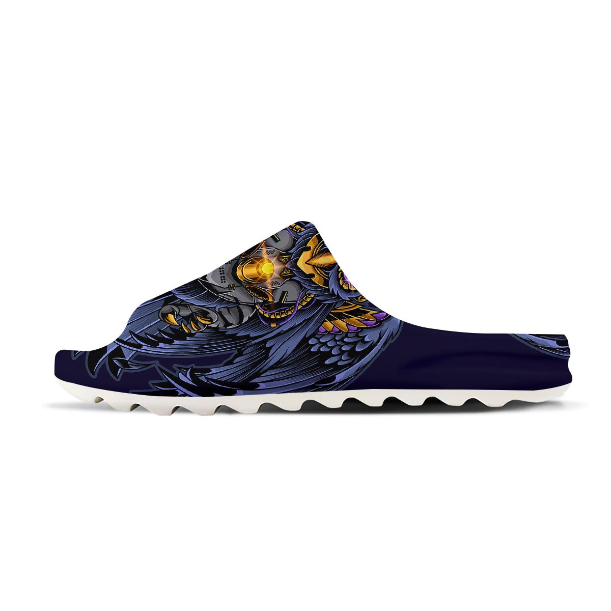 Owl Steampunk Print Sandals-grizzshop