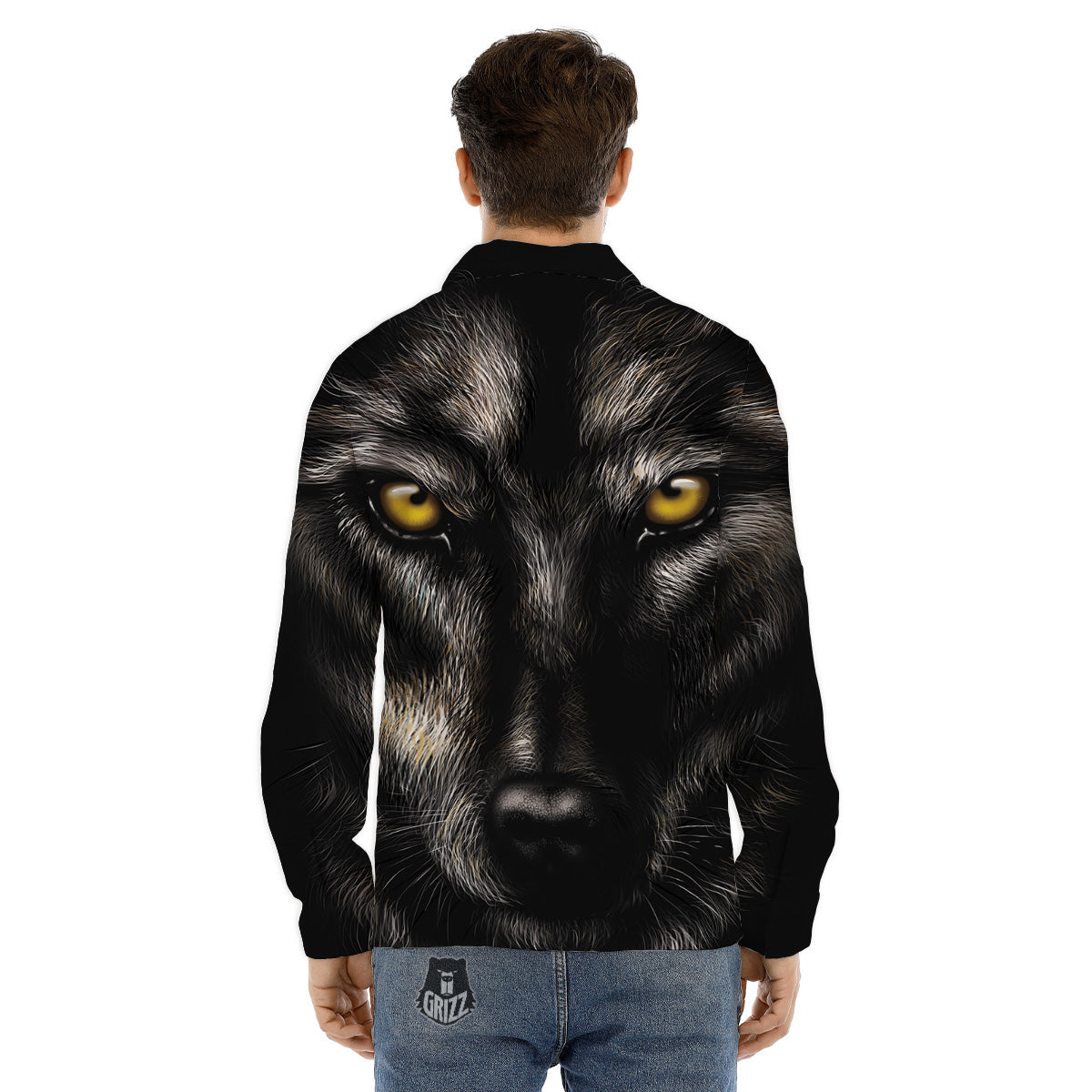 Ox And Chinese New Year Print Pattern Men's Dress Shirts-grizzshop