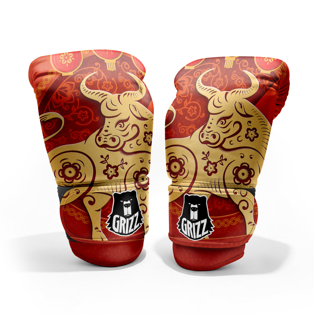 Ox Sign Chinese Horoscope Print Pro Boxing Glove