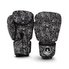 Oyster Hand Drawn Black White Print Pattern Boxing Gloves-grizzshop