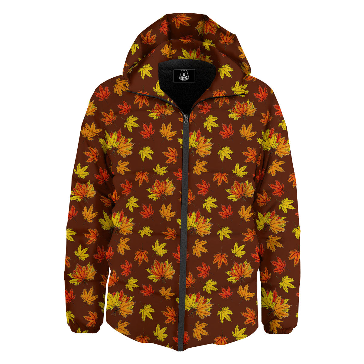 Painting Autumn Print Down Jacket-grizzshop