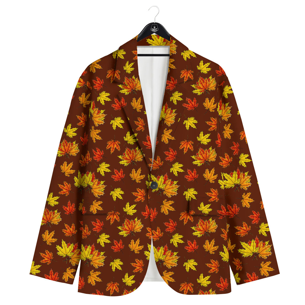 Painting Autumn Print Men's Sport Coat-grizzshop