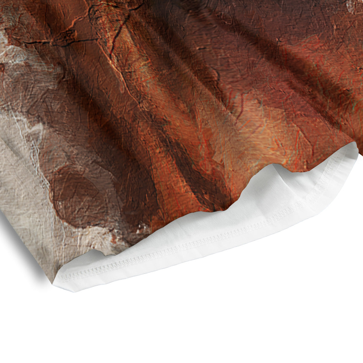 Painting Brown Horse Print Men's Athletic Shorts