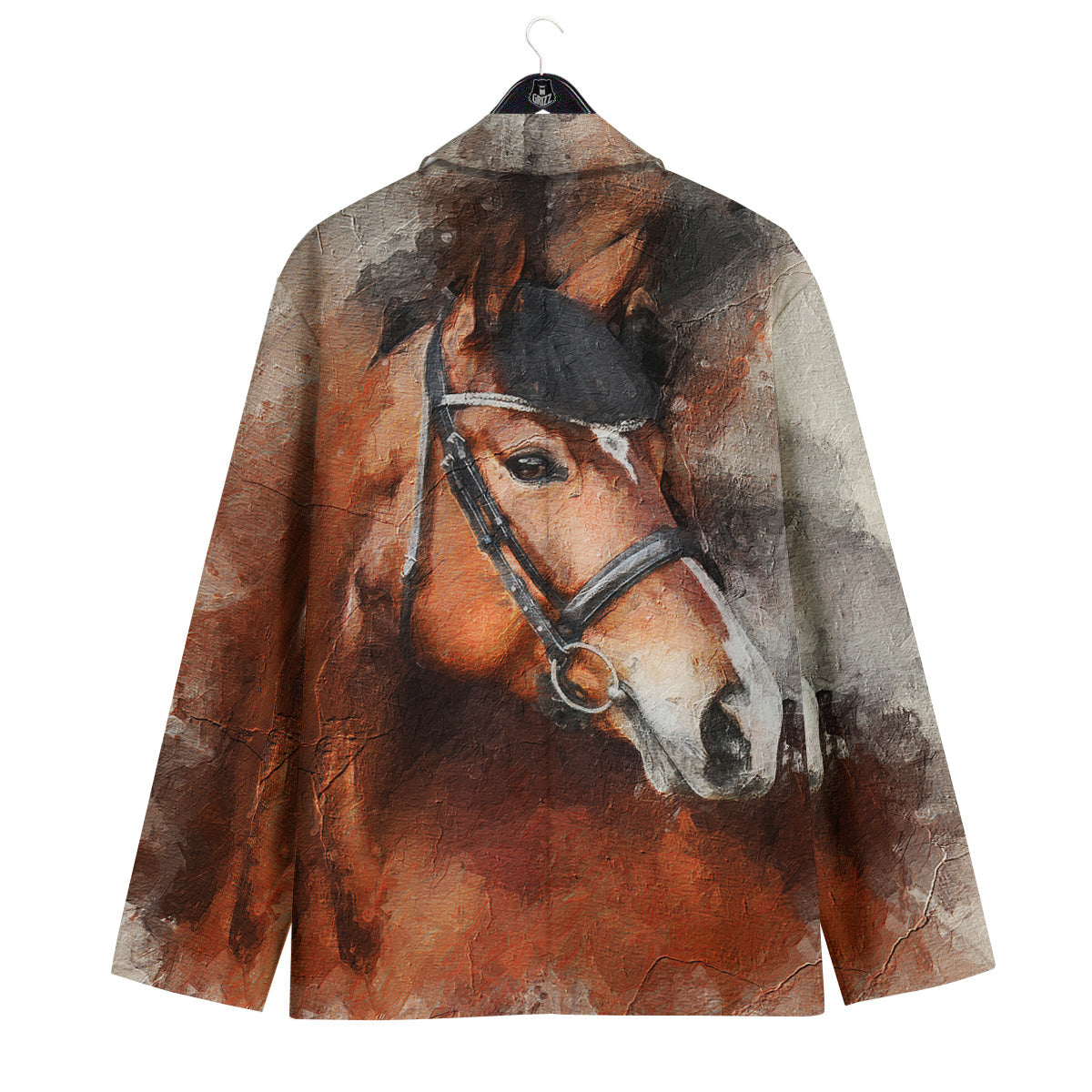 Painting Brown Horse Print Men's Sport Coat-grizzshop