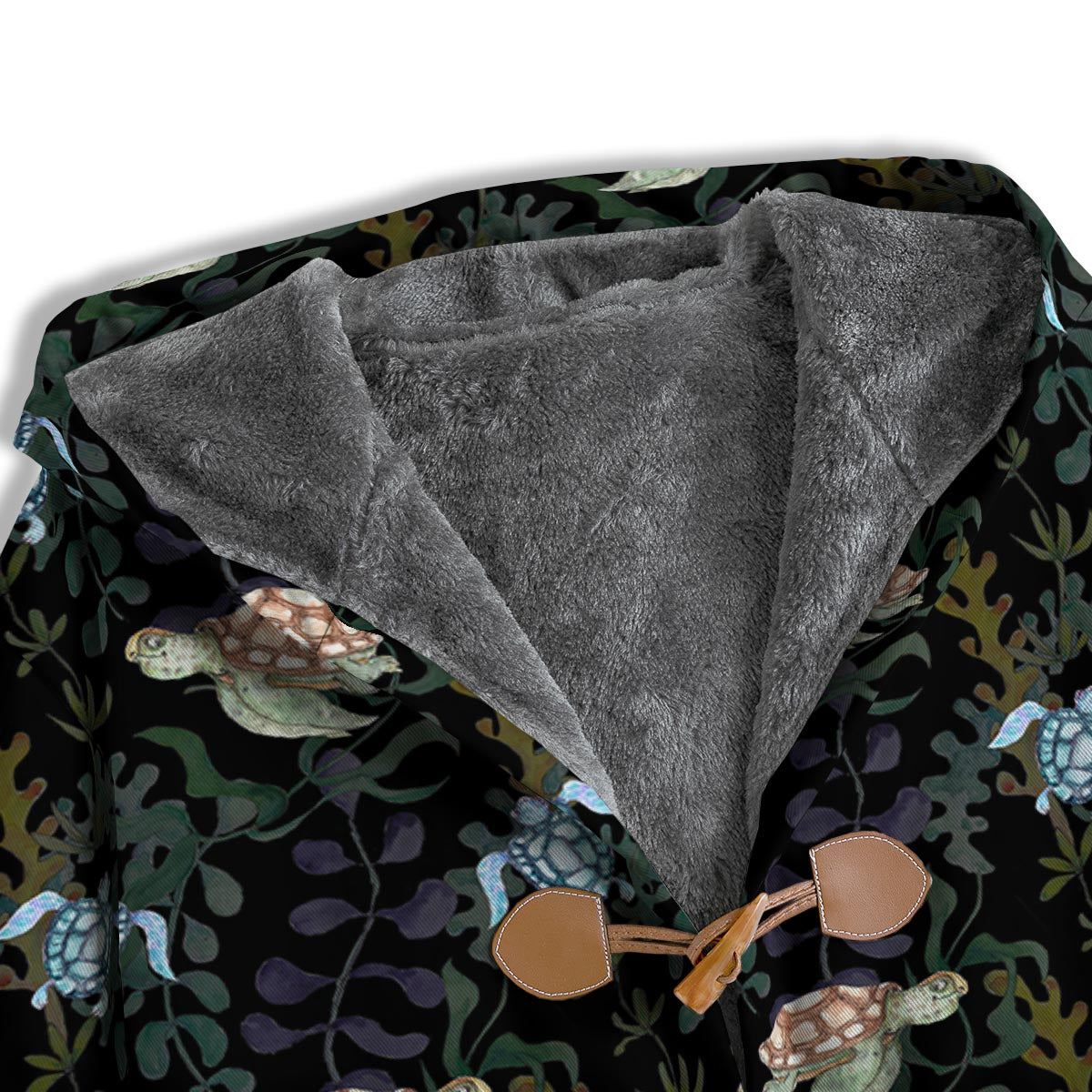 Painting Sea Turtle Print Pattern Men's Windbreaker Jacket-grizzshop