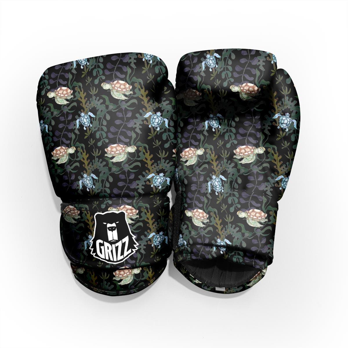 Painting Sea Turtle Print Pattern Pro Boxing Glove