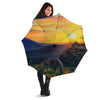 Painting Sunset Horse Print Umbrella-grizzshop