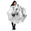 Painting White Horse Print Umbrella-grizzshop