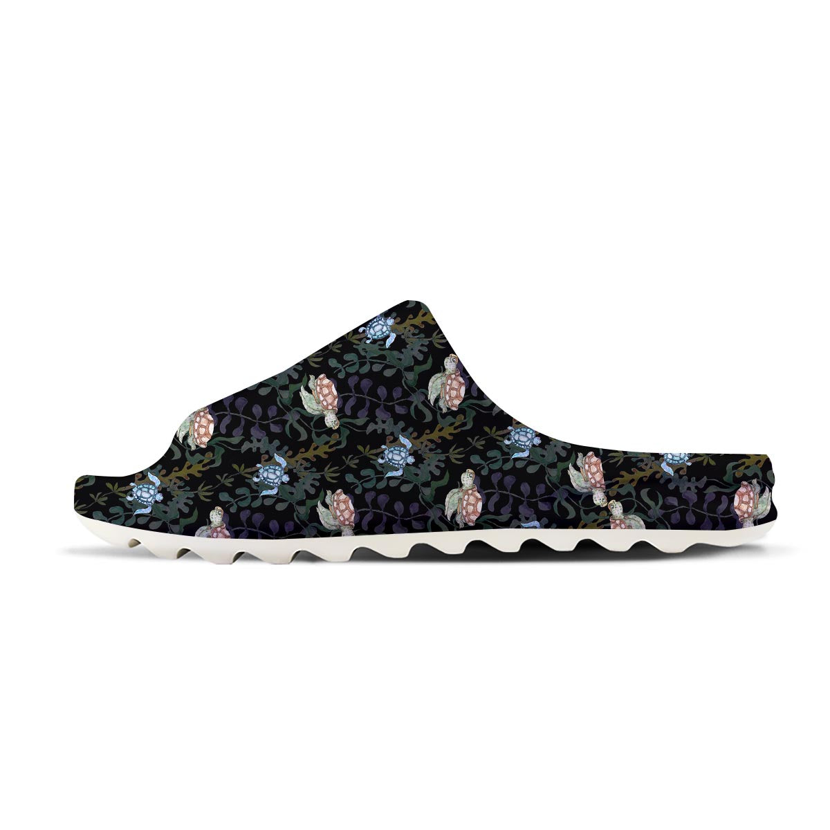 Painting Sea Turtle Print Pattern Sandals-grizzshop