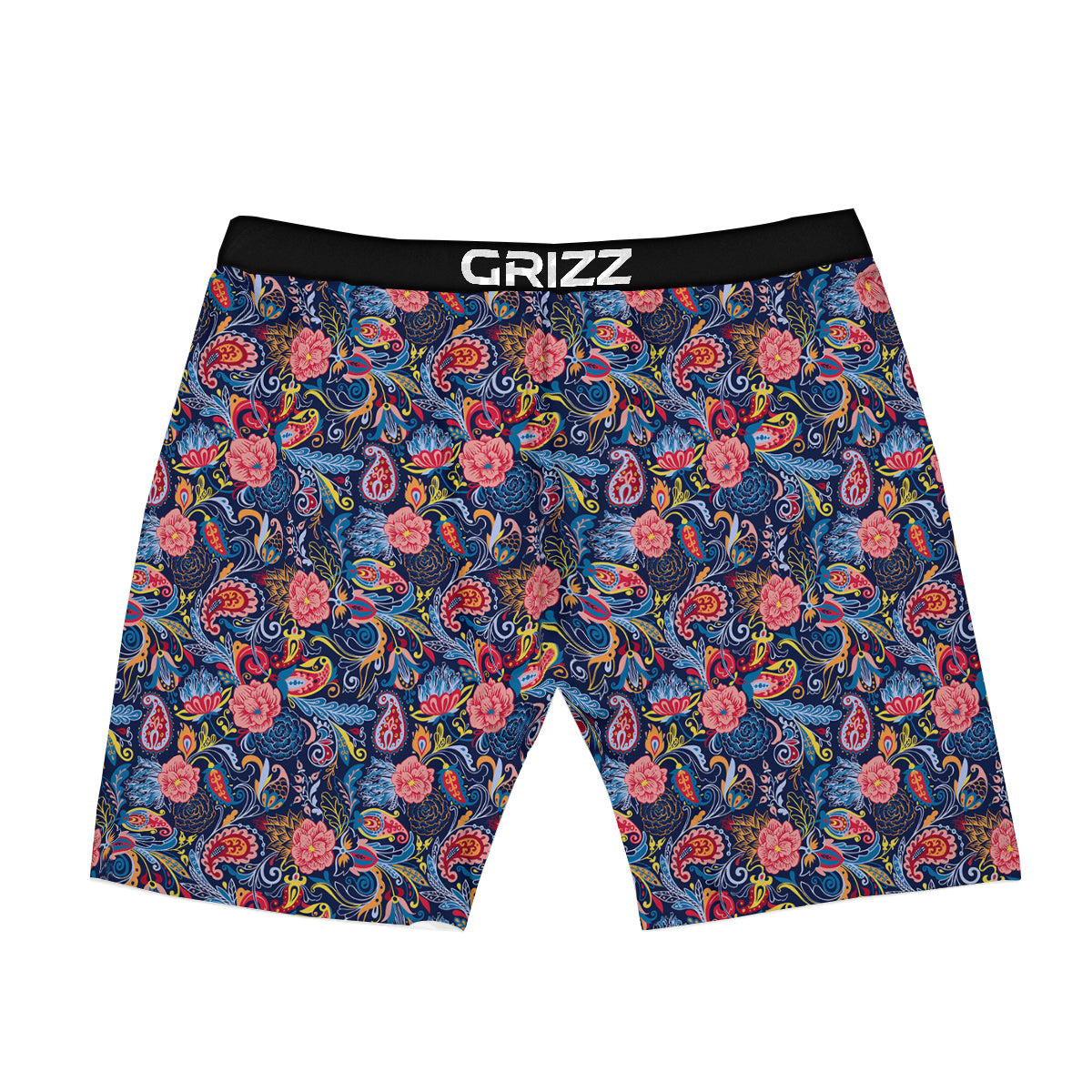 Paisley Art Print Pattern Boxer Briefs-grizzshop