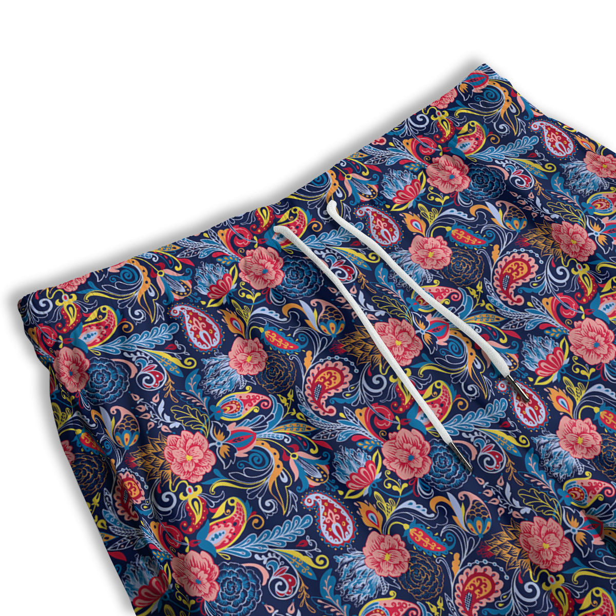 Paisley Art Print Pattern Men's Athletic Shorts