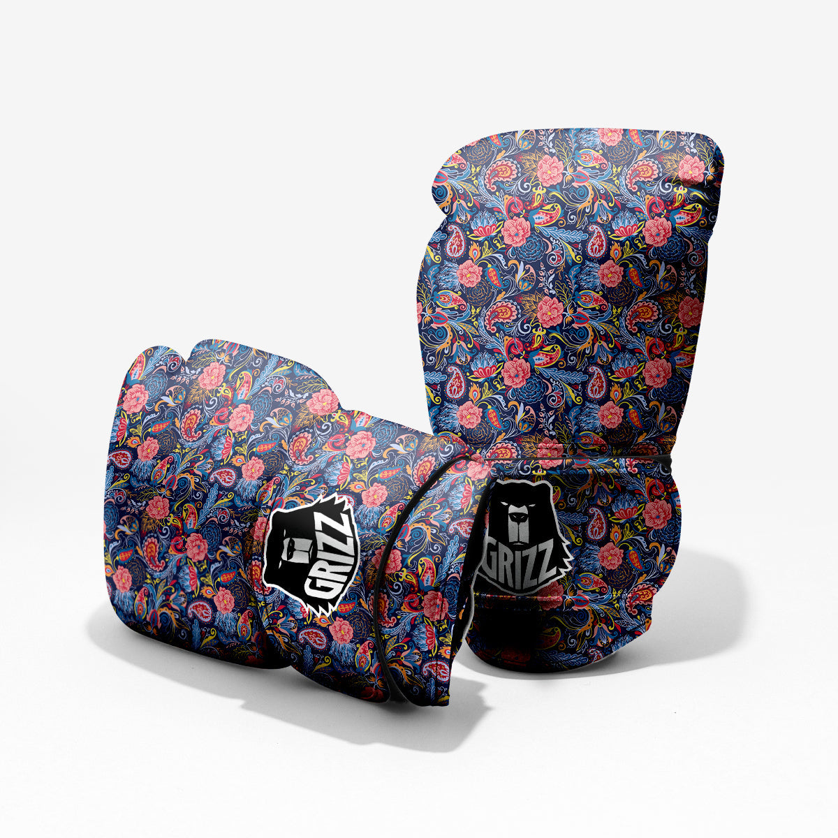 Paisley Art Print Pattern Pro Boxing Glove