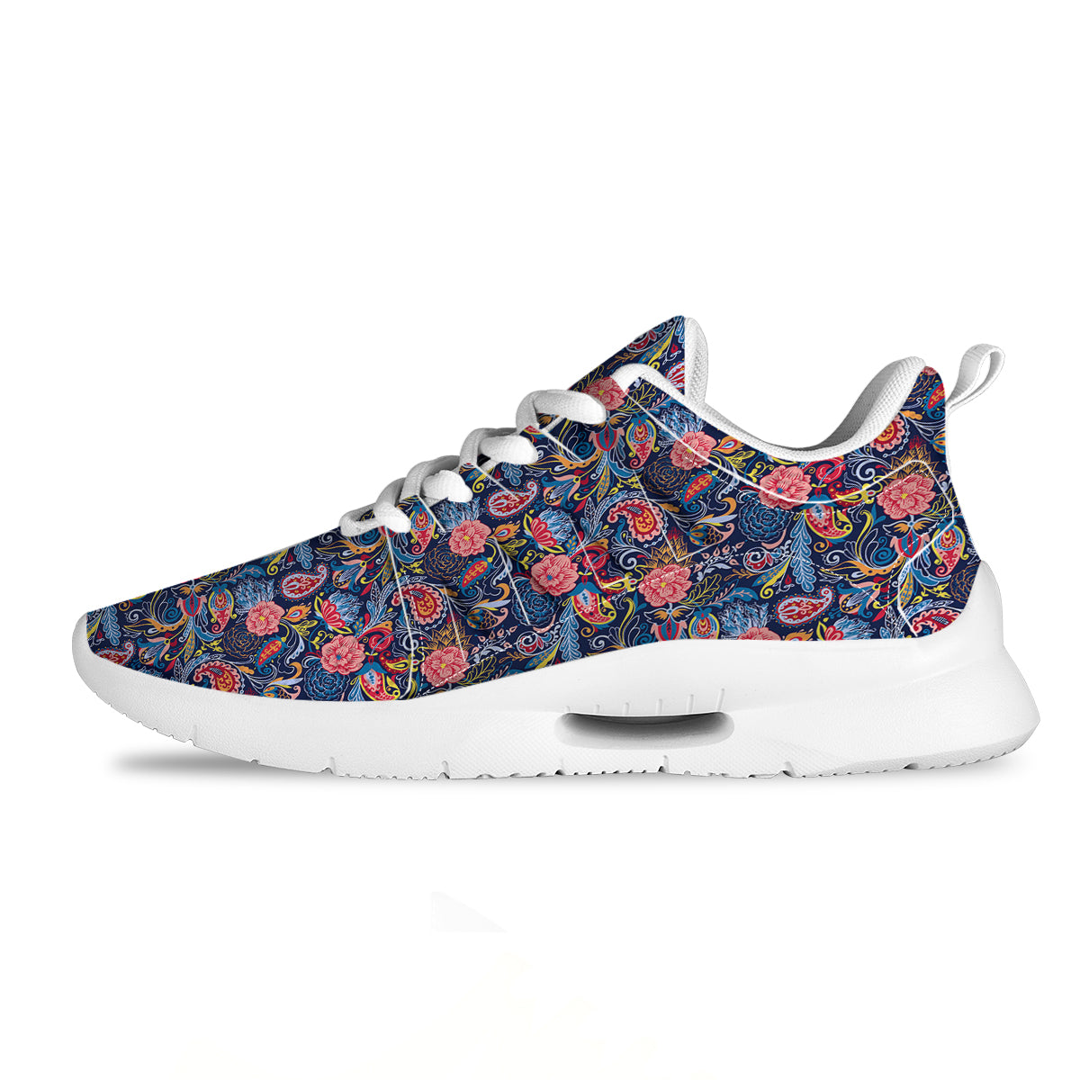 Paisley Art Print Pattern Tennis Shoes-grizzshop