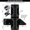 Paisley Bandana Black And White Print Pattern Recliner Protector-grizzshop