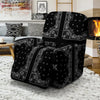 Paisley Bandana Black And White Print Pattern Recliner Slipcover-grizzshop