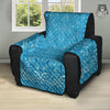 Paisley Bandana Light Blue Print Recliner Protector-grizzshop