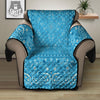 Paisley Bandana Light Blue Print Recliner Protector-grizzshop