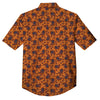 Paisley Bandana Orange Print Button Up Shirt-grizzshop