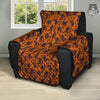 Paisley Bandana Orange Print Recliner Protector-grizzshop