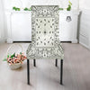 Paisley Bandana White And Black Print Dining Chair Slipcover-grizzshop