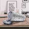 Paisley Bandana White And Black Print Tumbler-grizzshop