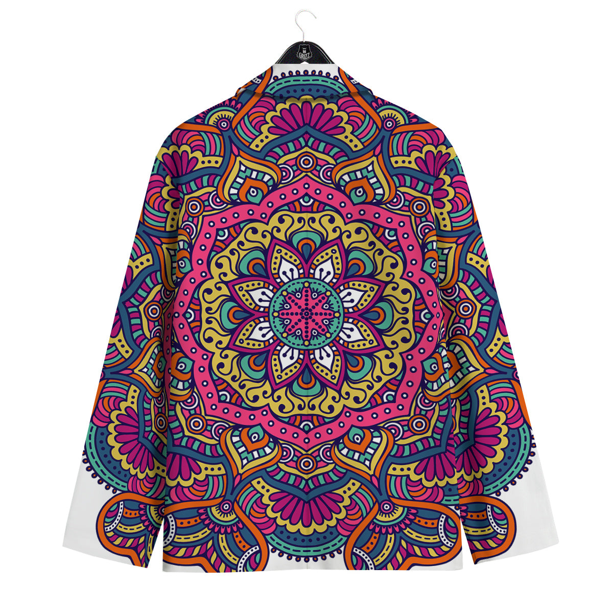 Paisley Boho Colorful Print Men's Sport Coat-grizzshop