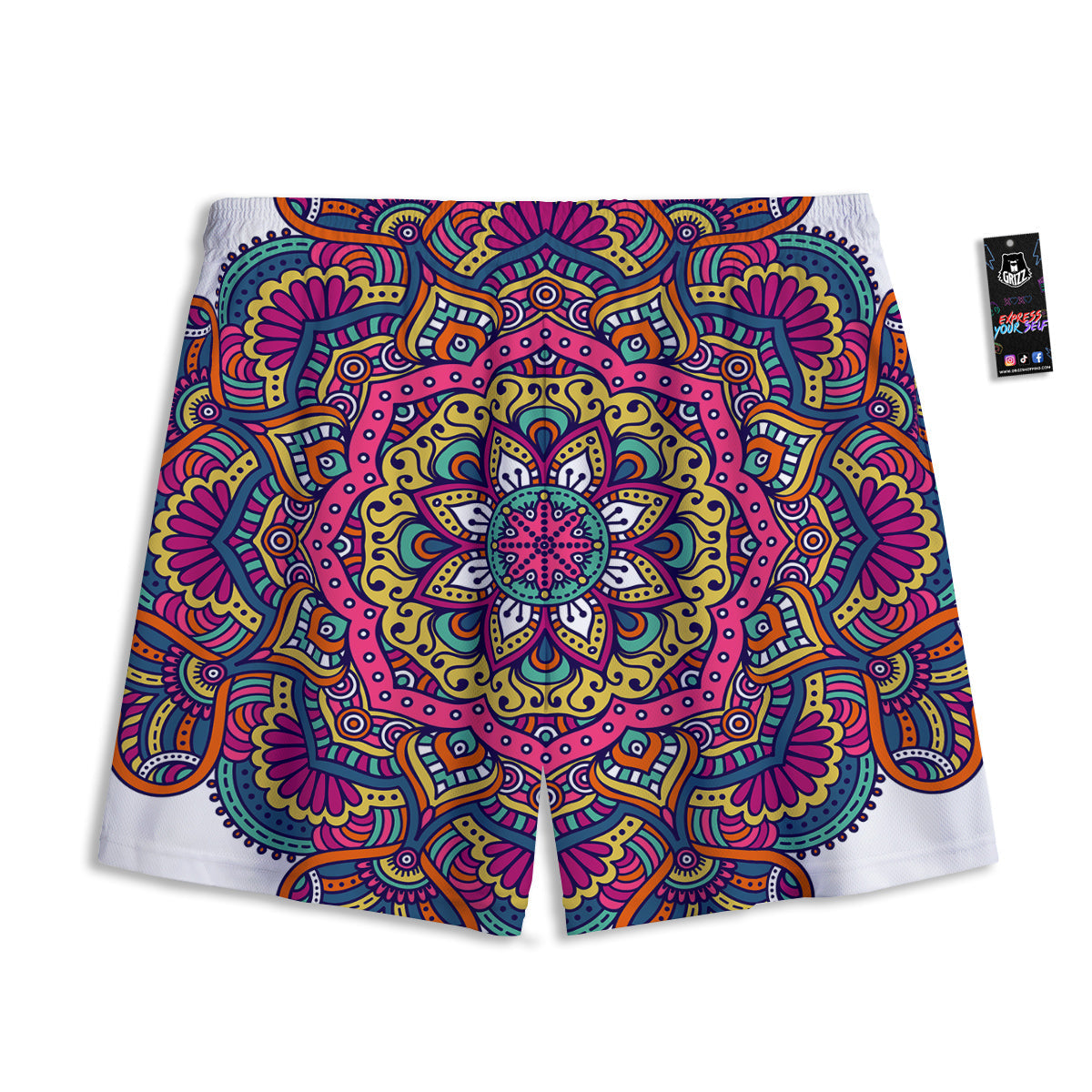 National Texas Flag Print Mesh Shorts