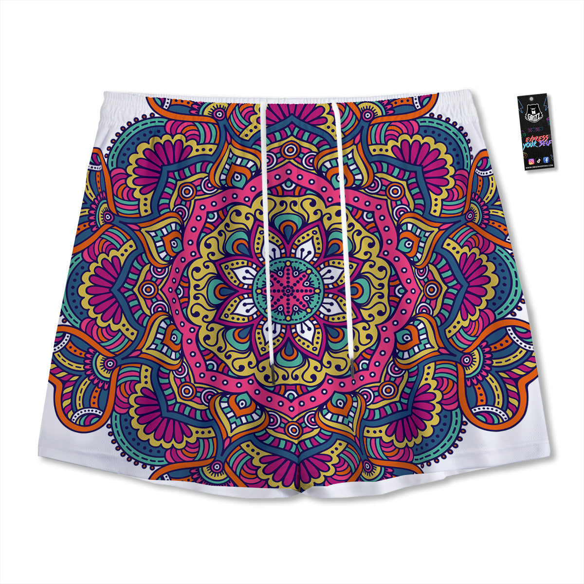 National Texas Flag Print Mesh Shorts