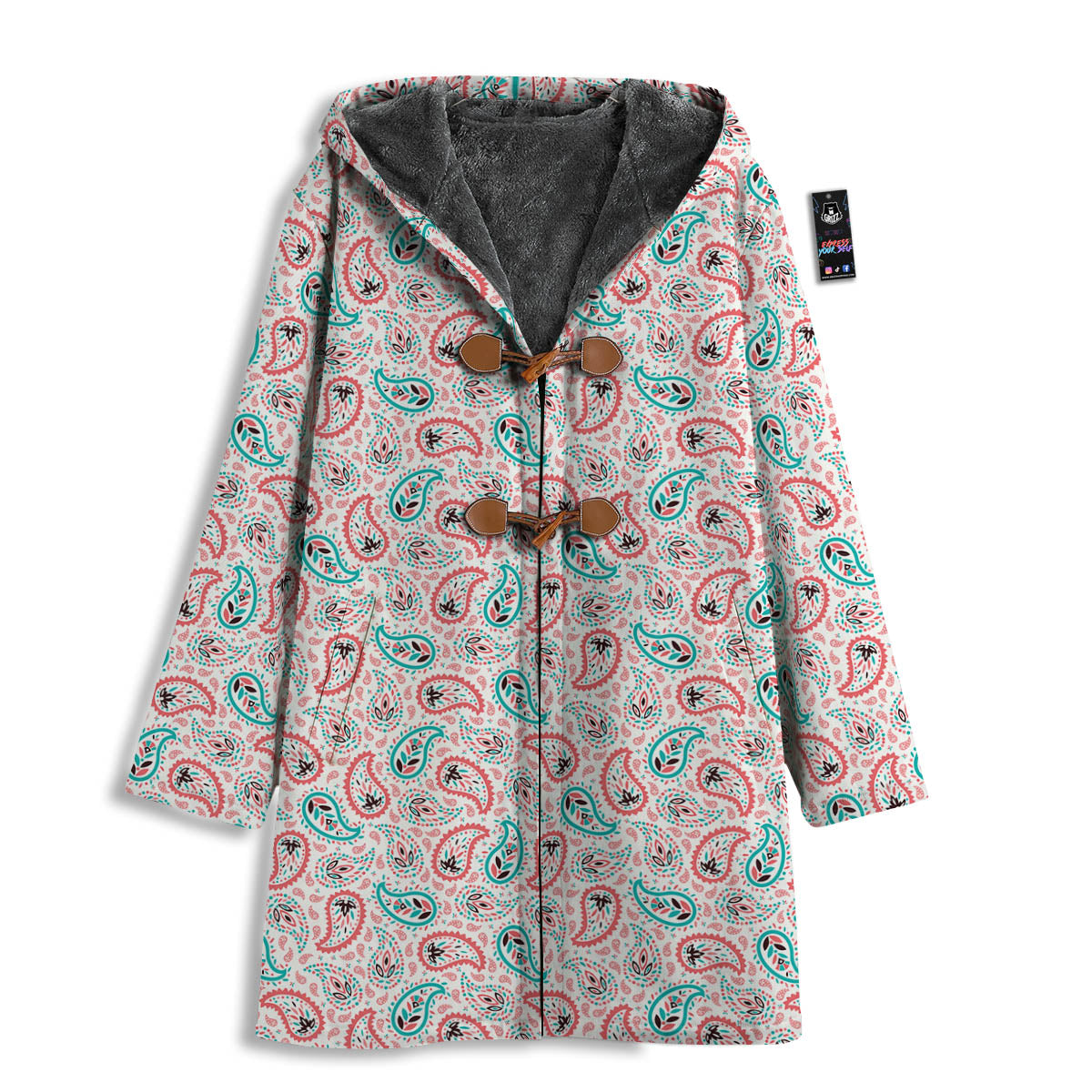 Paisley Boho Colorful Print Pattern Men's Windbreaker Jacket-grizzshop