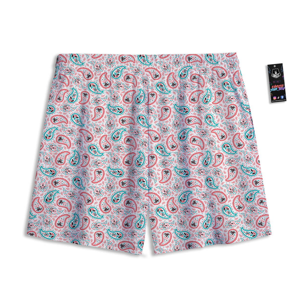 Native American Ethnic Print Pattern Mesh Shorts