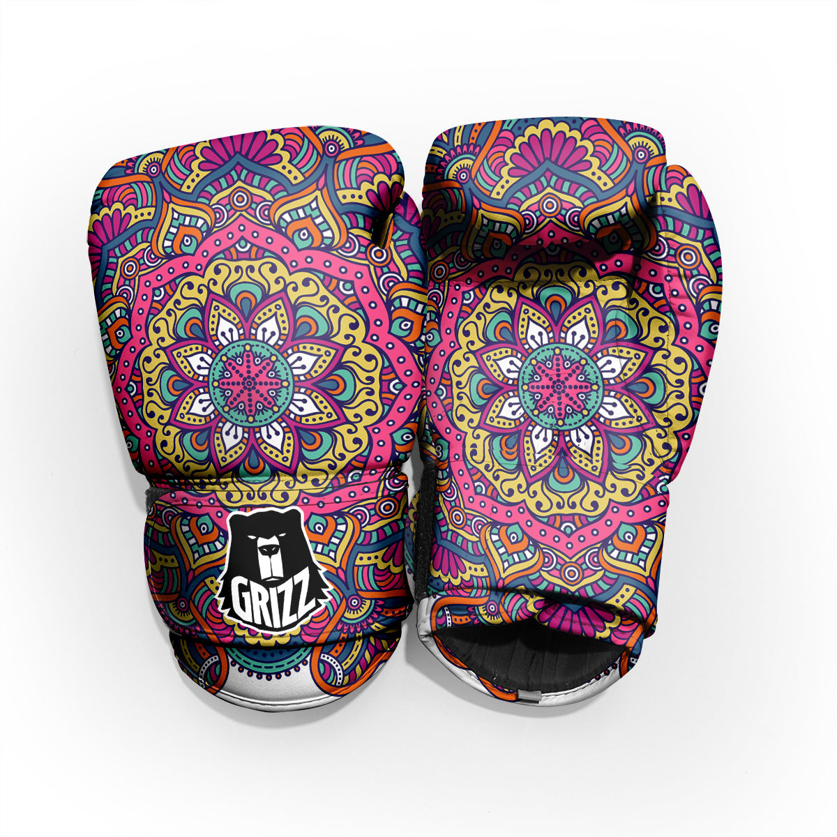 Paisley Boho Colorful Print Pro Boxing Glove