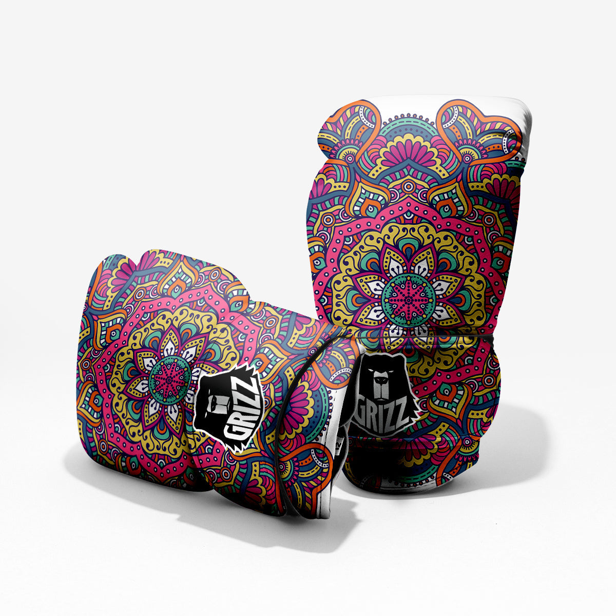 Paisley Boho Colorful Print Pro Boxing Glove