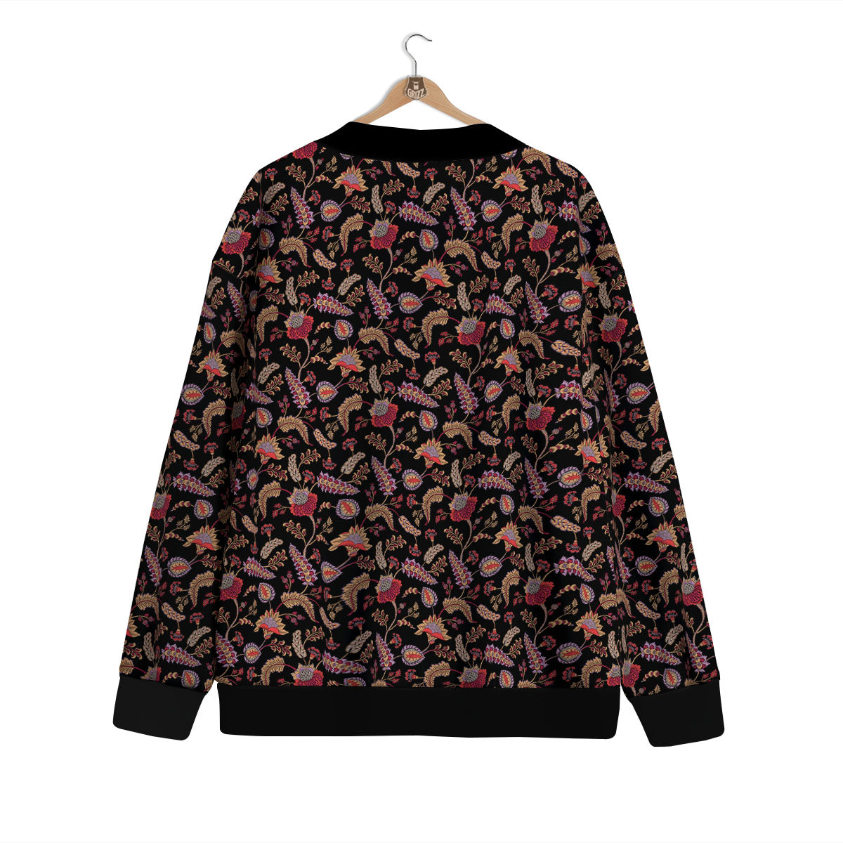 Paisley Boho Print Pattern Cardigan-grizzshop