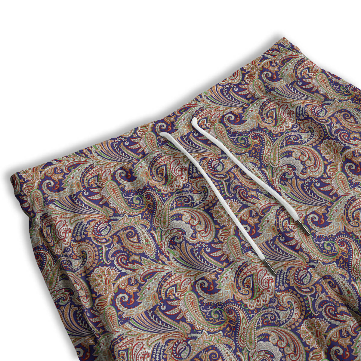 Paisley Indian Colorful Print Pattern Men's Athletic Shorts