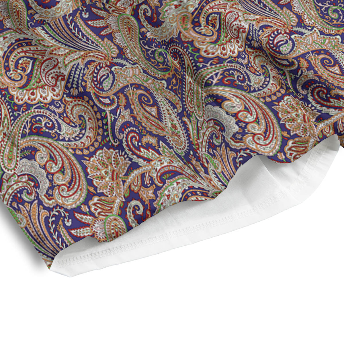 Paisley Indian Colorful Print Pattern Men's Athletic Shorts
