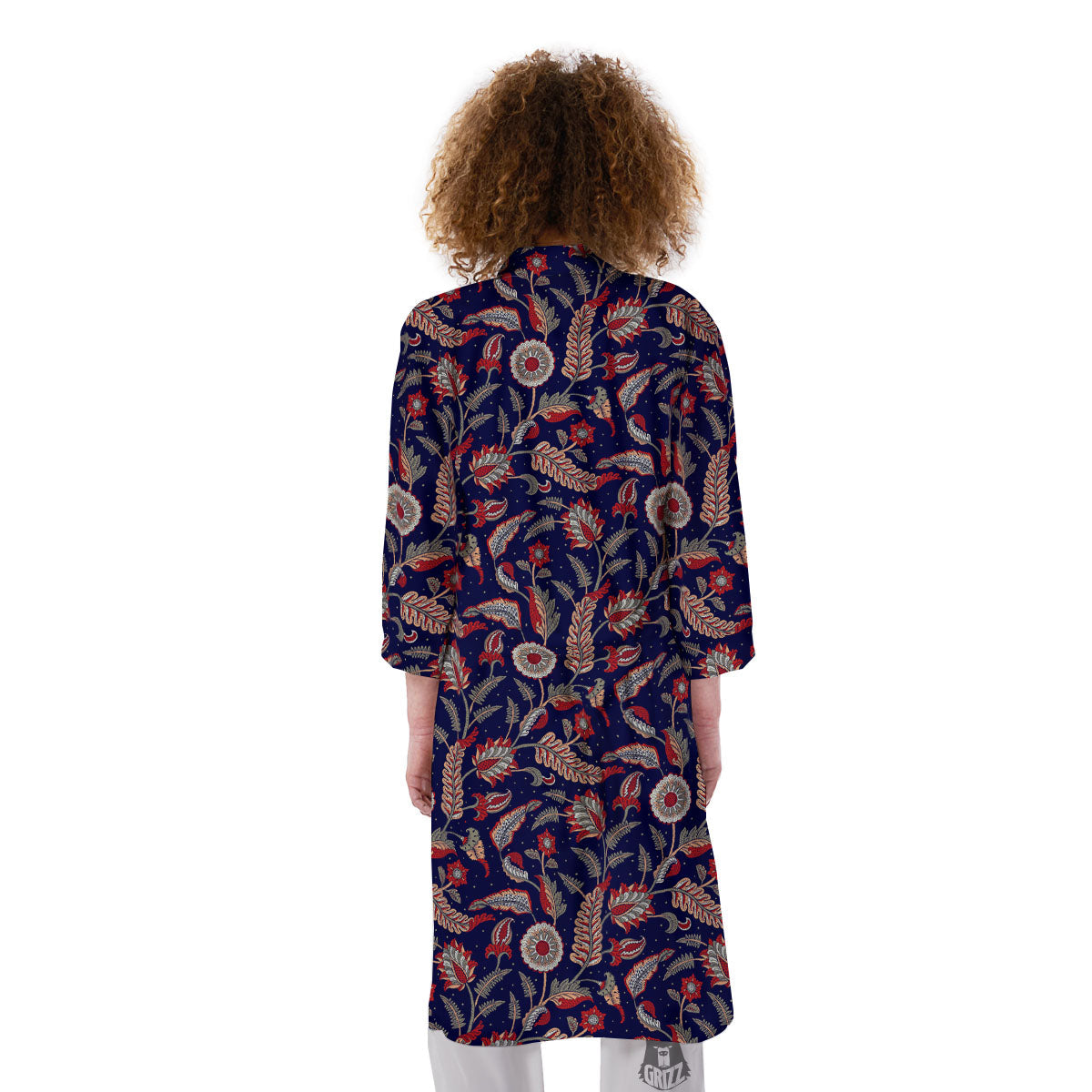 Paisley Indian Print Pattern Kimono-grizzshop