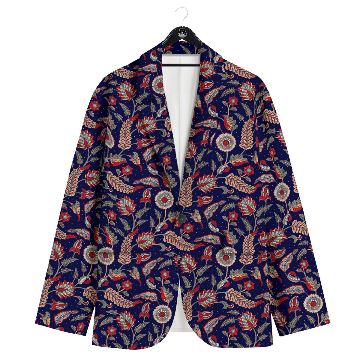 Paisley Indian Print Pattern Men's Sport Coat-grizzshop
