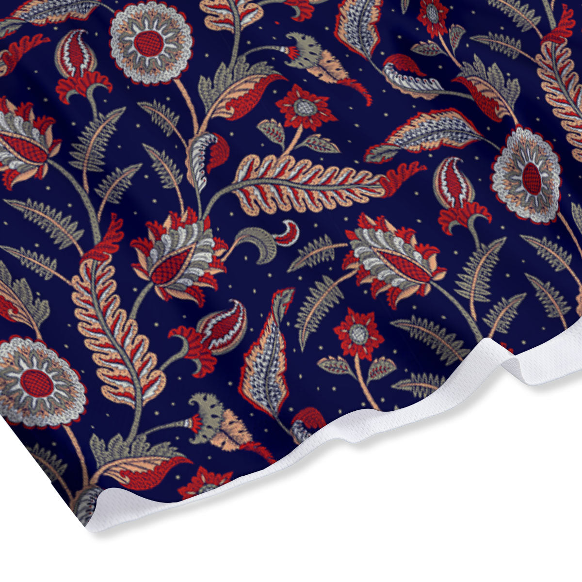 Paisley Indian Print Pattern Mesh Shorts