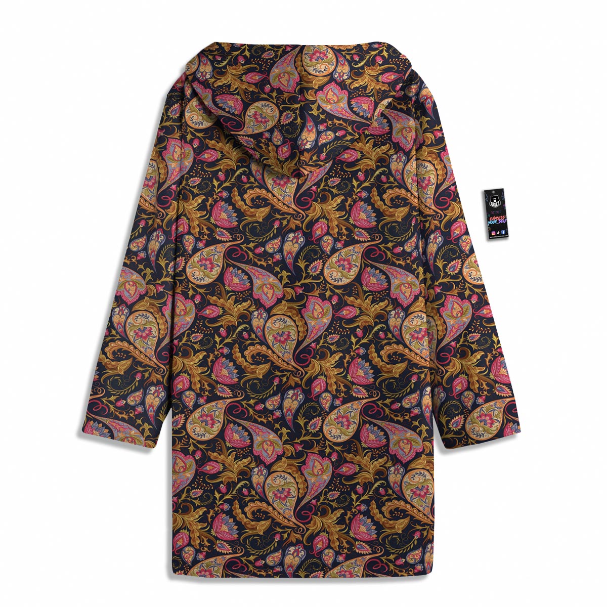 Paisley Indian Retro Print Pattern Men's Windbreaker Jacket-grizzshop