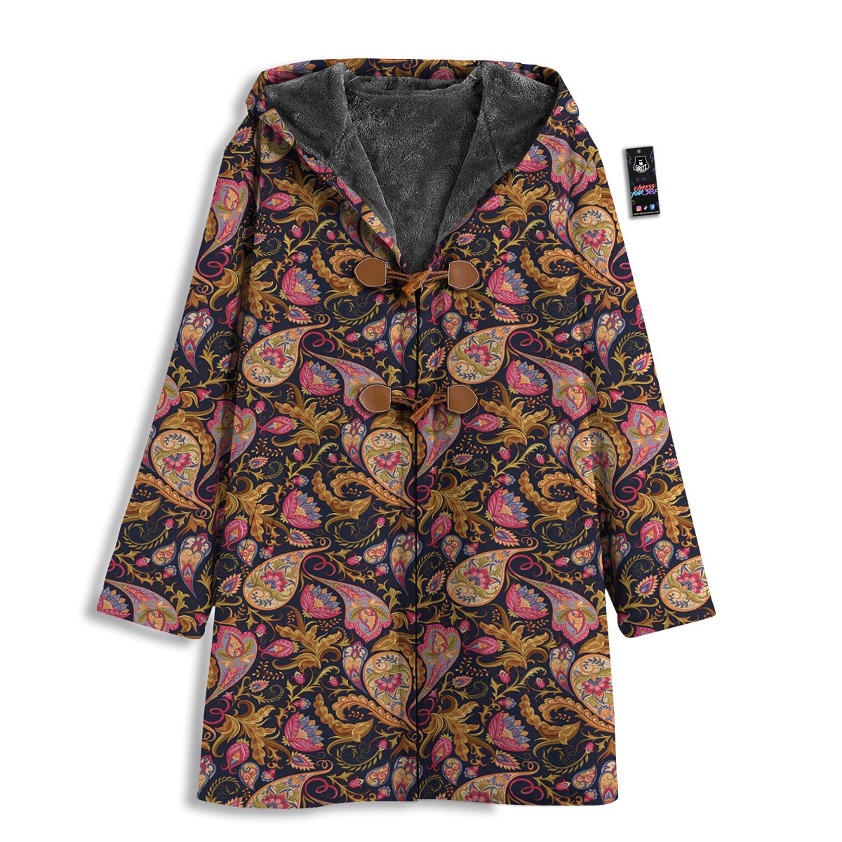 Paisley Indian Retro Print Pattern Men's Windbreaker Jacket-grizzshop