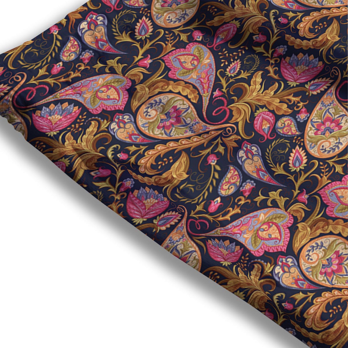 Paisley Indian Retro Print Pattern Mesh Shorts