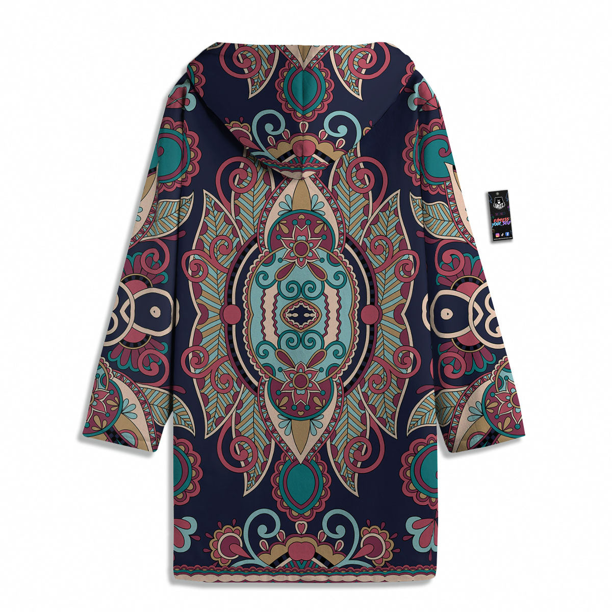 Paisley Mandala Ornamental Print Men's Windbreaker Jacket-grizzshop