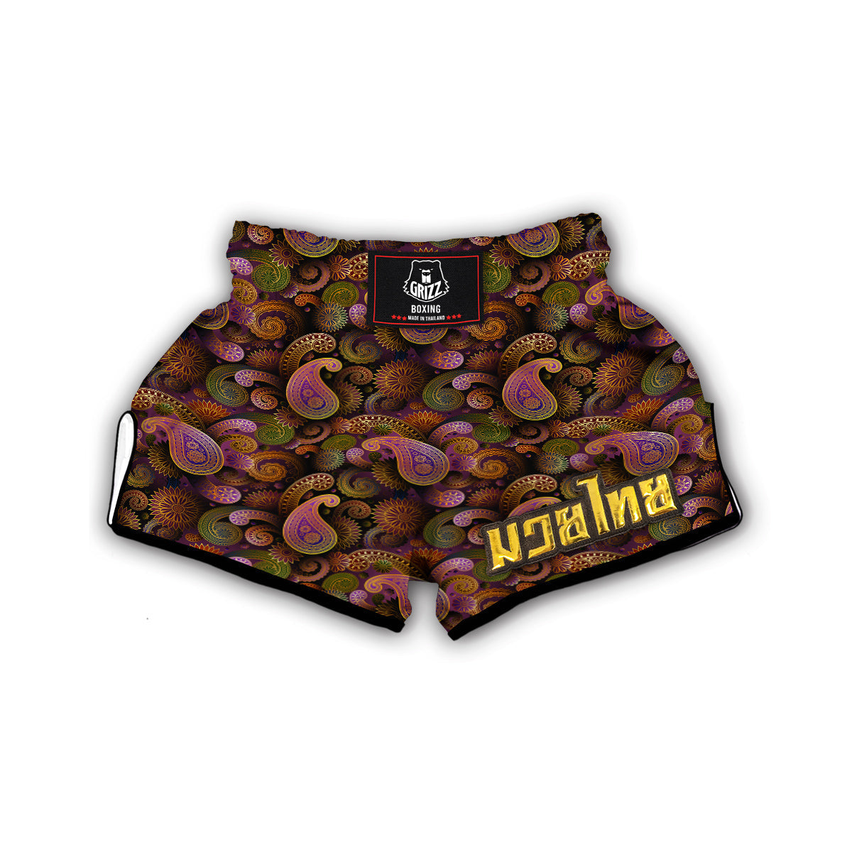 Paisley Muay Thai Boxing Shorts-grizzshop